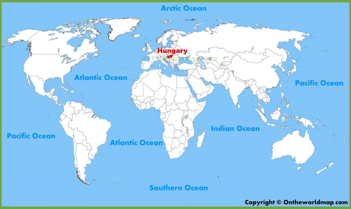 carte du monde de budapest en hongrie