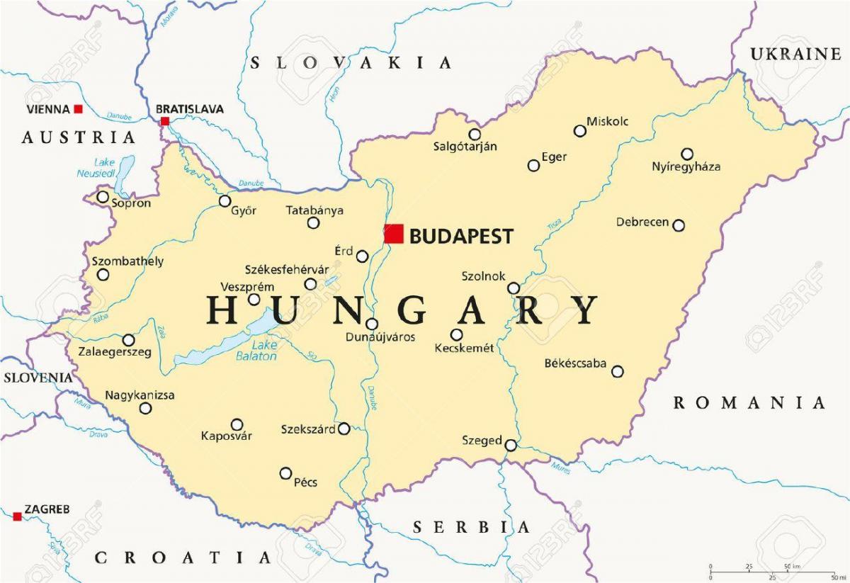 budapest emplacement de la carte du monde