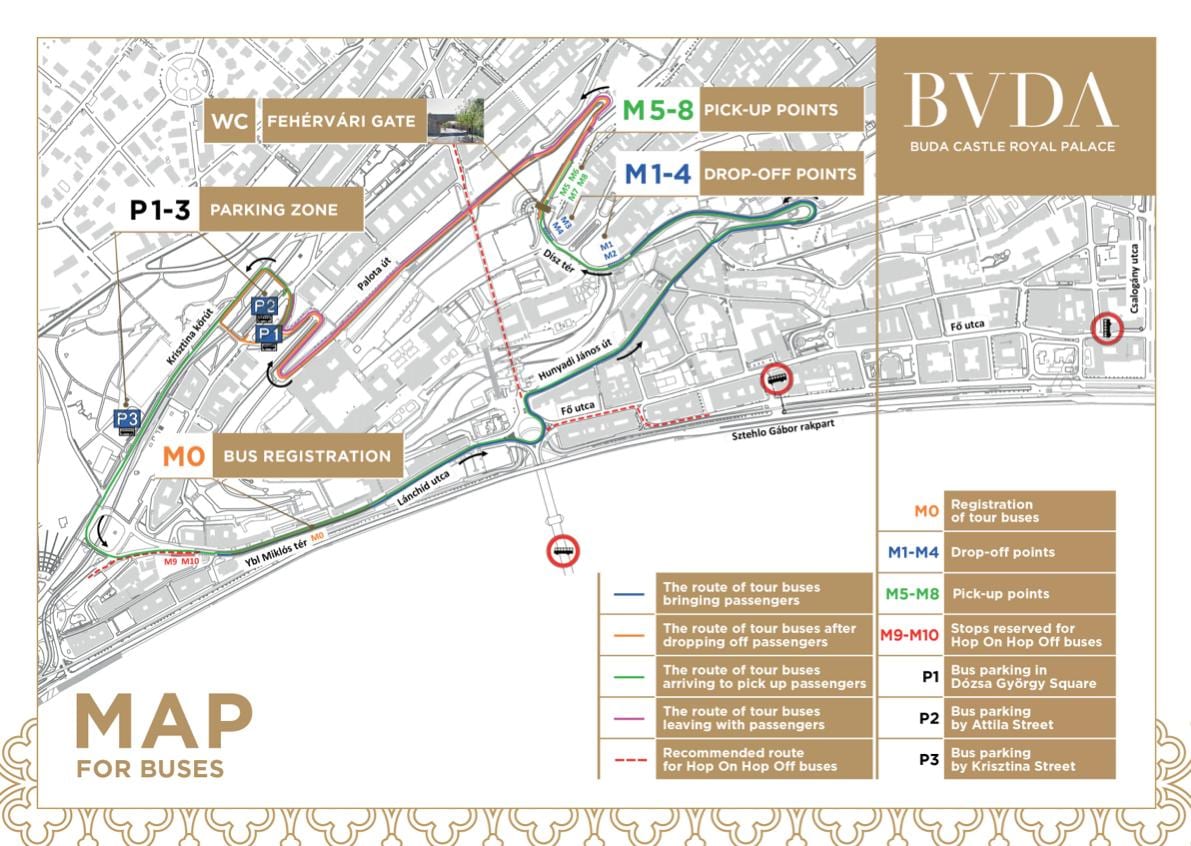 quartier du château de budapest carte