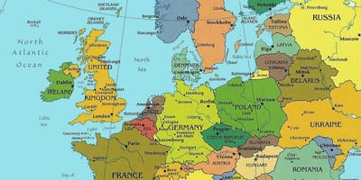 La carte de budapest en europe