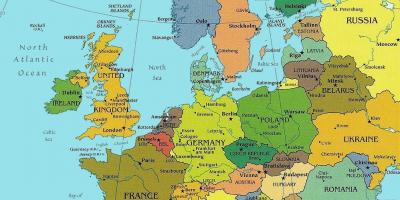 La carte de budapest en europe