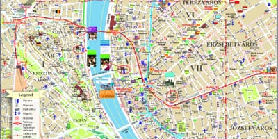 Choses à voir à budapest carte