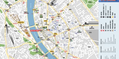 Visite guidée de budapest carte