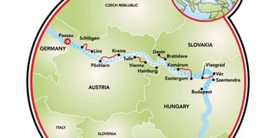 Carte vélo de budapest